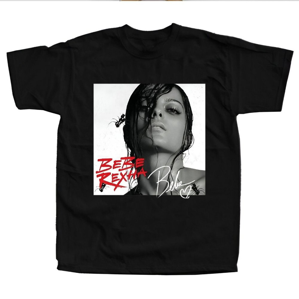 Hot Bebe Rexha Music Shirt Short Sleeve Black S-4xl Shirt U11